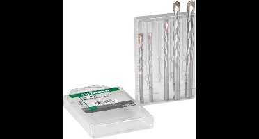 HiKOKI BORENSET STEEN/BETON MULTIPACK 4/5/6/8 EN 10 MM 780890