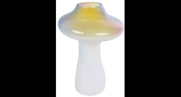 Beeld Paddenstoel Rainbow L glas