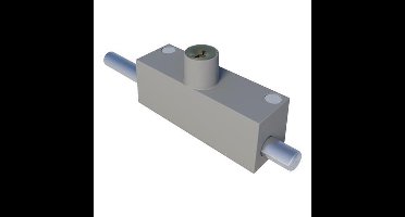 SecuProducts - SecuMax - Schuifpuislot 807 - zilvergrijs