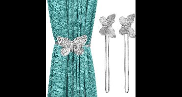 Boraboi® Stijlvolle Magnetische Vlindervormige Gordijnhouders met Sterke Magneet voor Huis- en Kantoordecoratie