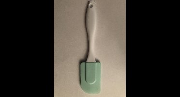 Spatel van siliconen Pannenlikker 22,5cm mint groen