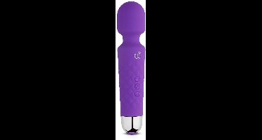 EasyToys - Mini Wand Vibrator - Wandvibrator - Ook voor Massages - Oplaadbaar - Waterproof - Wand Vibrator - Vibrator - Vibrators voor Vrouwen - Sex Toys voor Vrouwen - Vibrators - Paars