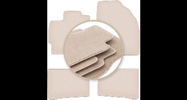PREMIUM beige matten voor: Toyota Prius III hatchback 2009-2011