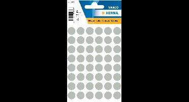 Etiket herma 1858 rond 13mm grijs 240st | 10 stuks
