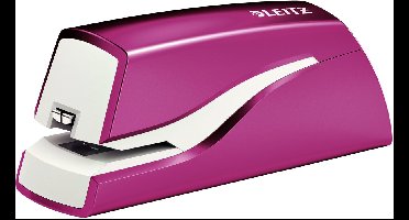 Leitz NeXXt WOW Elektrische Nietmachine voor Contactloos Nieten - Op Batterijen - Niet tot 10 Vel - Roze