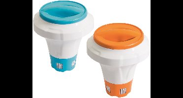 Grote vlotter, Bestway 58474 zwembadchemicaliëndispenser oranje