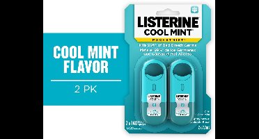 Listerine CoolMint Pocket Mist - Mondspray - Spray Tegen Slechte Adem - Geen Mondwater Nodig - Listerine Total Care