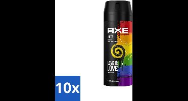 AXE - Deodorant Spray - Unite - Verzorgend - Kruidige Geur - 150 ml - Bulkverpakking - 10 stuks