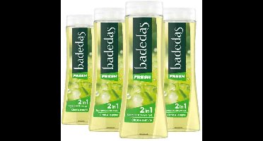 Badedas Douche 2in1 Fresh - 4 x 600 ml - Voordeelverpakking