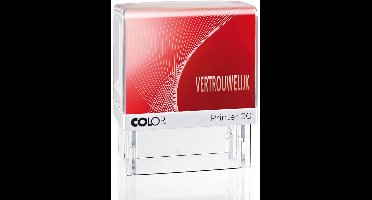 Tekststempel Colop 20 VERTROUWELIJK Rood