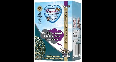 Renske - Vers Konijn met Eend Graanvrij - Natvoer Hond 24 x 185 gram