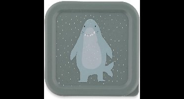 Trixie Set van 3 snackdoosjes – Mr. Shark – 3-delige Snackbox – Makkelijk te openen – Ideaal voor kinderen
