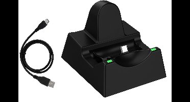 Oplaadstation - Geschikt voor Nintendo Switch en PS5 - Charging Dock USB-C - Zwart - Holder - Controller - Houder