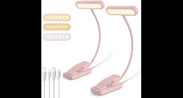Leeslampje voor Boek - Loeplamp voor in Bed - Lamp met Klem