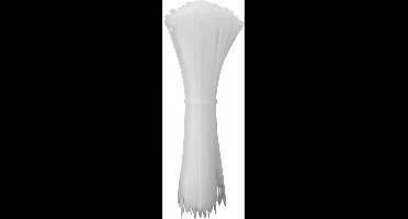 Quadrios 24CA350 24CA350 Kabelbinder 450 mm 7.6 mm Wit UV-bestendig 100 stuk(s)