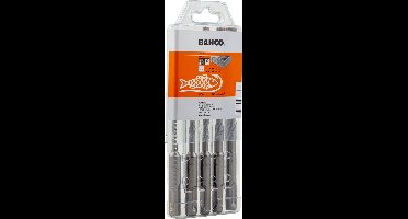 Bahco SDS+ borensets, 2-snijkanten voor beton, 5-delig 4652-SET-5