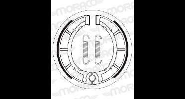 Mâchoire de frein SBS pour Moto Yamaha 250 SR 1980 à 1982 2035 Neuf