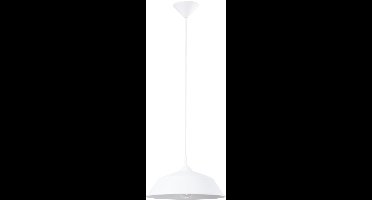Sollux Lighting Hanglamp Frika - 74x34x34cm - E27 - wit - staal