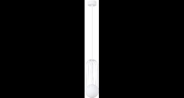 Sollux Lighting Hanglamp Brina - 115x12x12cm - G9 - wit - staal