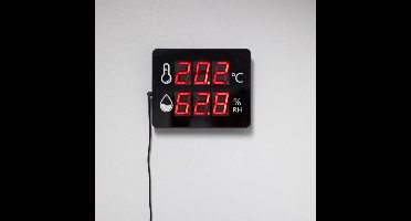 ETI - Aula / Sporthal Thermometer & Luchtvochtigheidsmeter - 28x39 cm - Incl. Kalibratierapport