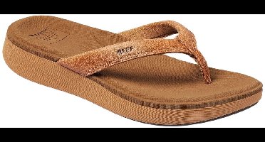 Reef Cushion Cloudnatural Dames Slippers - Cognac - Maat 42,5