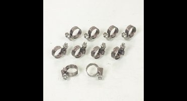 Collier de serrage à vis et crémaillère Ø10/16mm Norma pour durite tuyau moto