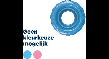 Kong Puppy Tires - Speelgoed Hond - Blauw of Roze - Willekeurige Kleur - 1 stuk