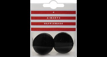 Exacompta Doos met 4 magneten F32 - 32mm diameter - Zwart - 32001E