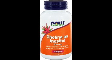Now Foods - Choline en Inositol - 250 mg Choline en 250 mg Inositol per dosering - 100 Capsules