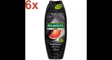 Palmolive MEN 3-in-1 Douchegel Energising – 6x 500 ml – Voor Lichaam, Gezicht & Haar - Voordeelverpakking