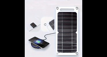K&R Ventures® Draagbaar Zonnepaneel – Waterdichte Solar Oplader met USB – Voor Telefoons, Tablets & Powerbanks – Draagbare Zonne-Energie Oplader – Ideaal voor Kamperen, Reizen & Thuisgebruik