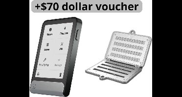 Ledger Flex $70 dollar voucher + Ellipal Seed Phrase Steel - Voordeelbundel