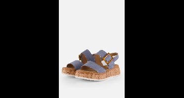 Gabor Sandalen blauw Nubuck - Dames - Maat 37.5