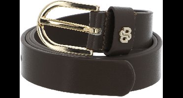 BOSS Leren Riem Scarlet Sz25 Belt W90 Brown Bruine