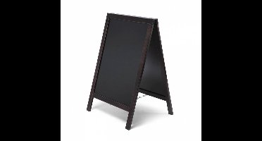 Krijtstoepbord zwart bxh 55x85 cm