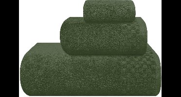 Boraboi® Set van Luxe Olijfgroene Handdoeken met Hoge Absorptie en Sneldrogende Eigenschappen