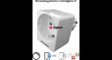Freelux Zigbee Led Dimmer | Stopcontact Stekkerdimmer | Schemerlamp | 230VAC 100VA | Parel wit