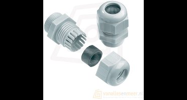 Kabelwartel PG9 – Wit – Voor Ø4–8 mm Kabel – Kunststof 10-stuks