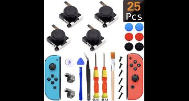 New Age Devi - Reparatieset geschikt voor Switch - Voor 4 Joy-con Reparaties