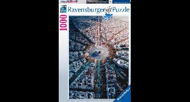 Ravensburger puzzel Parijs van bovenaf gezien - Legpuzzel - 1000 stukjes