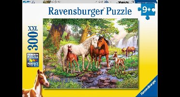 Ravensburger puzzel Wilde Paarden Bij De Rivier - Legpuzzel - 300XXL stukjes