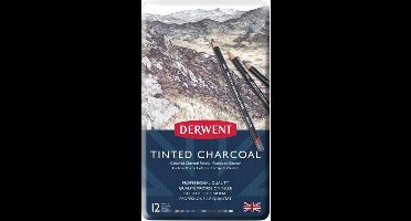 Tinted Charcoal potloden 12 blik