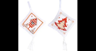 Deco hanger kit - Kerst - Kerst II set van 2 - PN-0149547 - Borduren - Borduurpakket - Borduurpakket volwassenen - Borduurpakket kind