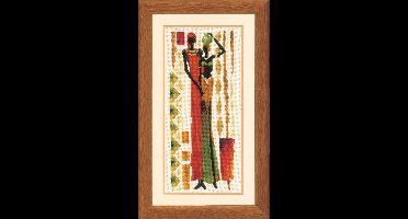 Telpakket kit Afrikaanse vrienden - Vervaco - PN-0012095