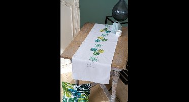 Loper kit Groene bladeren - Vervaco - PN-0165756