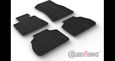 Gledring Rubbermatten passend voor BMW X7 (G07) 2019- (T profiel 4-delig + montageclips)