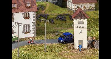 Faller - Transformatorhuisje met stroommasten - modelbouwsets, hobbybouwspeelgoed voor kinderen, modelverf en accessoires