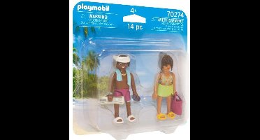 PLAYMOBIL Duo Packs Koppel vakantiegangers - 70274