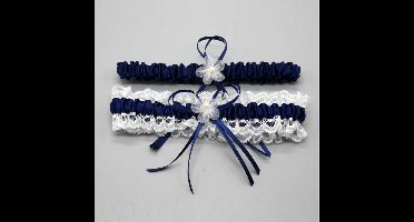 Kousenband - Bruiloft Lingerie - Stretch - Blauw