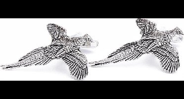 Manchetknopen - Vogel Fazant Pheasant UK Made